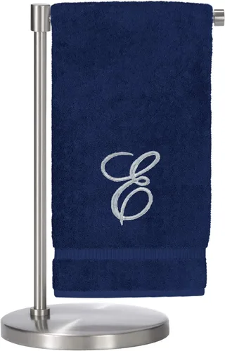 Miniatura 13 de Script R - Toalla de baño con monograma, regalo personalizado, 27 x 54 pulgadas, juego de 1 toalla bordada con texto dorado, 100% algodón turco