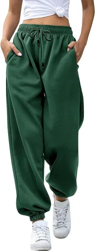 Pantalones deportivos con forro de sherpa para mujer, pantalones de chándal cálidos de invierno, pantalones de jogging, ofertas de rayo de hoy