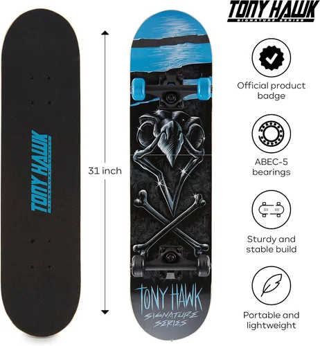 Miniatura 2 de Tony Hawk - 31-Inch Signature Series 1 Skateboard, 9-Ply Maple Deck