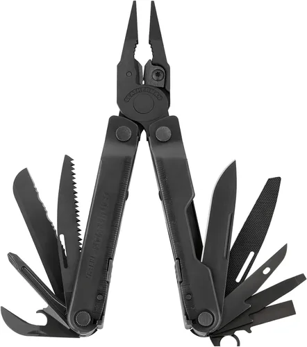 Miniatura 10 de LEATHERMAN, Multiherramienta Rebar con cortadores de alambre reemplazables de primera calidad y sierra, arándano jaspeado