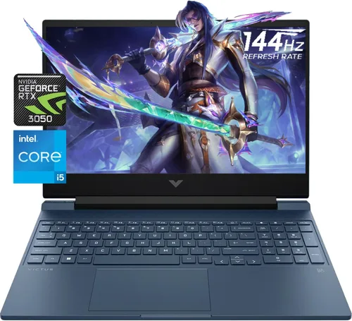 HP Victus Gaming Laptop | 15.6" FHD 144Hz | 13ª generación Intel 8 núcleos i5-13420H hasta 4.60 GHz | NVIDIA GeForce RTX 3050 6GB | 32GB RAM | SSD