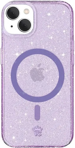 Miniatura 24 de VELVET CAVIAR Funda para iPhone 15 Pro, compatible con MagSafe, probada en caídas de 10 pies, estampado de leopardo y amatista púrpura