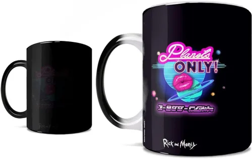Miniatura 9 de Morphing Mugs Rick and Morty – 3D Green Portal – Una taza de cerámica que cambia de color de 11 oz – Imagen revelada cuando se añade líquido