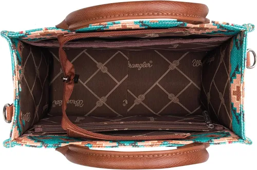 Miniatura 4 de Wrangler - Bolso de mano estilo occidental para mujer, bolsos aztecas bohemios