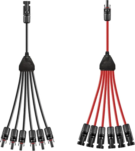 Miniatura 13 de Conector solar Y, cable paralelo de rama en Y, adaptador de conector solar 1 a 2 macho hembra, 10AWG 45A impermeable IP68 40CM cable, para paneles