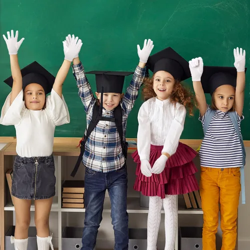 Miniatura 5 de SATINIOR 6 pares de guantes de disfraz blancos para niños, guantes formales de ópera para niños, desfiles, espectáculos de escenario, recuerdos