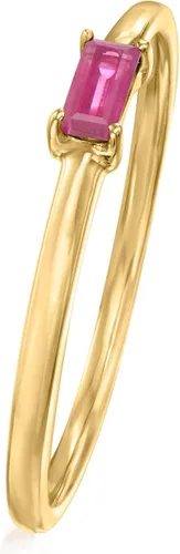 Miniatura 3 de RS Pure by Ross-Simons - Anillos de rubí de 0.10 quilates, oro amarillo de 14 quilates, talla 6, Gema, Rubí