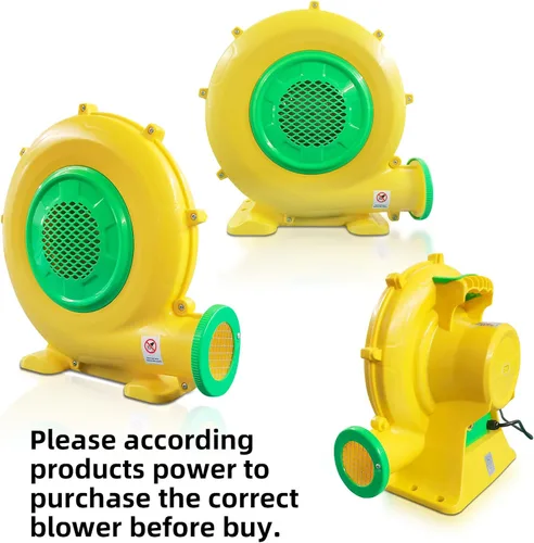 Miniatura 6 de Soplador de Casa de Rebote de 750W, Potente Soplador de Aire para Inflables, Soplador de Bomba de Ventilador Portátil para Casa de Burbujas