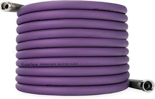Miniatura 8 de Camco EvoFlex - Manguera de agua de 50 pies - Manguera de agua potable para RV sin plomo, sin BPA y sin ftalatos - Diseño flexible con extremos