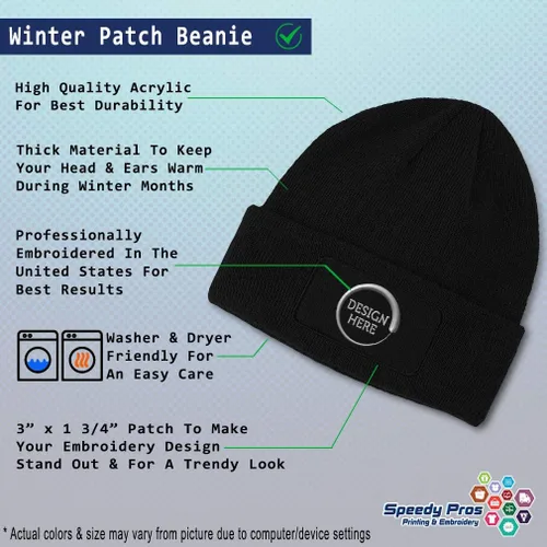 Miniatura 2 de Gorro de parche para hombres y mujeres estilo bloque de policía sombreros de invierno con diseño de calavera
