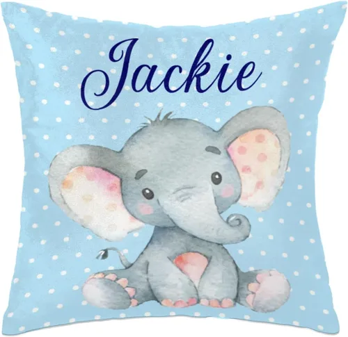Miniatura 23 de Funda de almohada personalizada con nombre de bebé para bebé, niño y niña, almohada personalizada con nombre, almohada personalizada para sofá