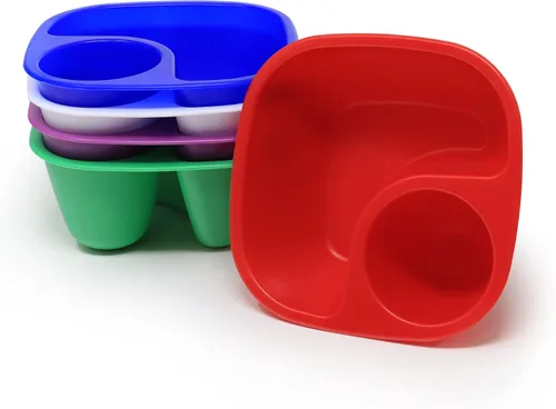Miniatura 14 de Rolling Sands Cuencos reutilizables para aperitivos y inmersiones, 5 unidades, fabricados en Estados Unidos, aptos para lavavajillas y microondas