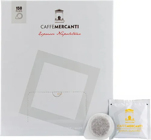 Miniatura 4 de Caffe Mercanti ESE - Máquina de café expreso en cápsulas, 1.732 in, cafetera de una sola porción, 15 bar, color blanco