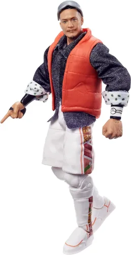 Miniatura 3 de WWE Kushida Elite Collection Figura de acción, 6 pulgadas, regalo coleccionable para fanáticos de la WWE a partir de 8 años