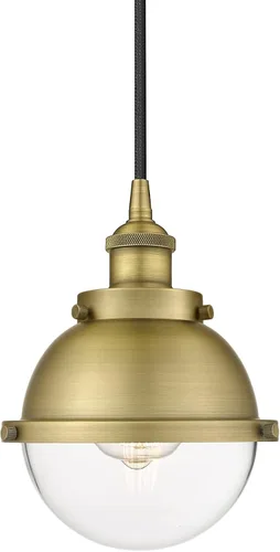 Miniatura 11 de Innovations Lighting Hampden - 1 mini colgante colgante de cordón ligero en estilo moderno, 10 pulgadas de alto y 7.25 pulgadas de ancho, acabado