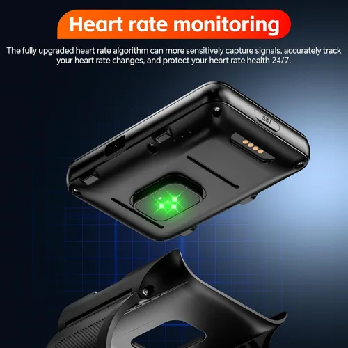 Miniatura 7 de LOKMAT Reloj inteligente con tarjeta SIM 4G de pantalla grande de 2.88 pulgadas, reloj inteligente Android 11 con llamada telefónica, cámaras duales