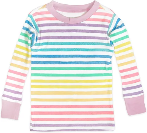 Miniatura 3 de HonestBaby Conjunto de pijama de 2 piezas de algodón orgánico unisex para bebé