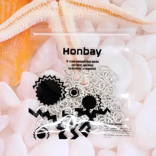 Miniatura 8 de Honbay 100 cuentas de corazón hueco de aleación, cuentas sueltas de metal en forma de corazón, marco de cuentas para aretes, pulseras, collares