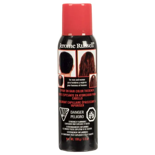 Miniatura 5 de Jerome Russell espesante de color para cabello. Adelgazamiento del cabello, Negro