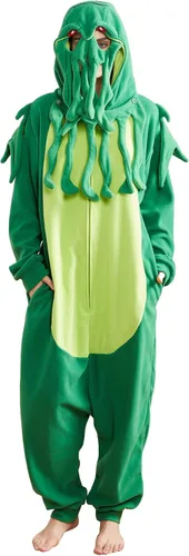 Miniatura 7 de Focupaja Pijama unisex de una pieza para Halloween, disfraz de fiesta de Navidad, cosplay, overol para el hogar, ropa de dormir