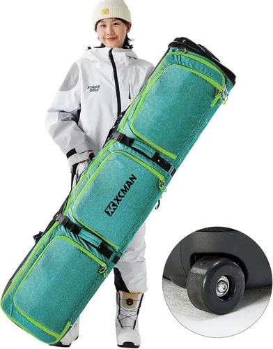 Bolsa de snowboard con ruedas XCMAN de longitud ajustable…