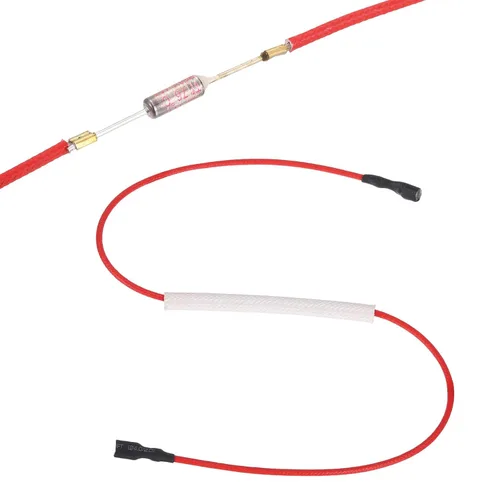MECCANIXITY Fusible de temperatura universal para olla arrocera, 168.8 °F 10 A 250 V Fusible térmico de metal con ambos terminales de fibra de