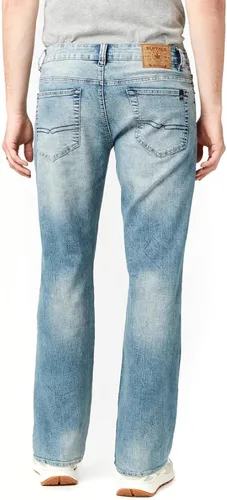 Miniatura 2 de Buffalo David Bitton Jeans de pierna recta relajada para hombre con tela elástica