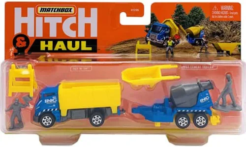 Miniatura 5 de Matchbox Enganche y arrastre - Inclinación y punta ~ MBX Remolque de cemento