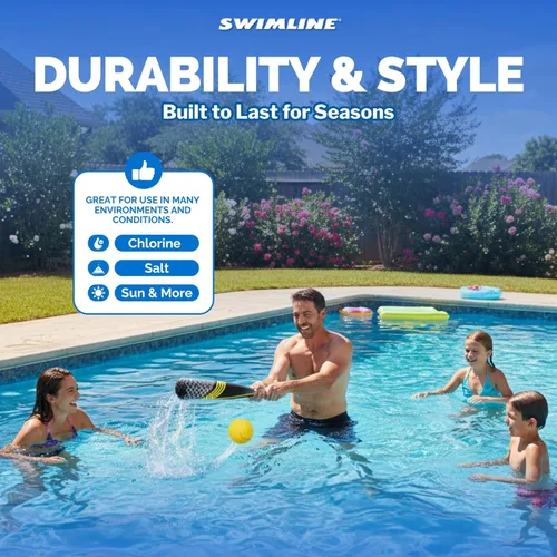 Miniatura 5 de Swimline Neo Pool - Juego de béisbol y bate, multicolor, talla única