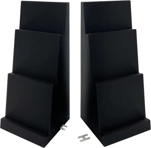 Miniatura 3 de EnderToys Soporte de exhibición para tarjetas Toploader (paquete de 2) (negro) - Para tarjetas comerciales y deportivas