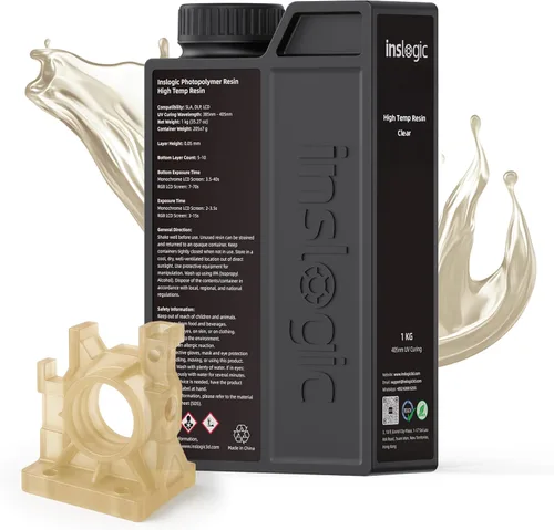 Miniatura 15 de Inslogic Modelo de Implante Dental 3D Impreso en Resina, Alta Precisión y Baja Contracción, Superficie Lisa, Resina de Curado UV de 405 nm