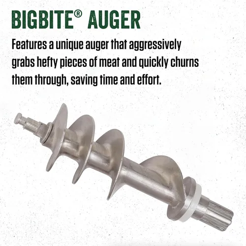 Miniatura 3 de Molinillo de carne eléctrico Big Bite de acero inoxidable, marca LEM Products