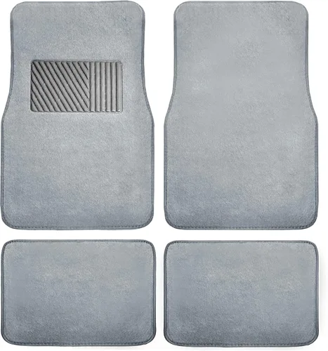 FH GROUP Alfombra de piso estera con almohadilla de talón. Gris