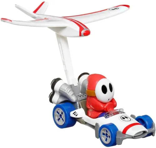 Miniatura 4 de Hot Wheels Mario Kart Veículo de Brinquedo Shy Guy B-Dasher