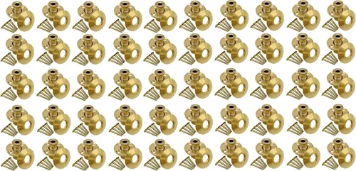 Miniatura 7 de Bargain Brass Poolzilla - Cubierta de seguridad para piscina, anclaje de latón con collar para cubiertas de madera, paquete de 25 unidades, ajuste