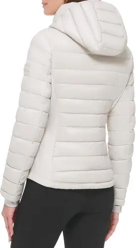 Miniatura 4 de Calvin Klein Chaqueta de paneles laterales ligera y casual para mujer resistente al agua