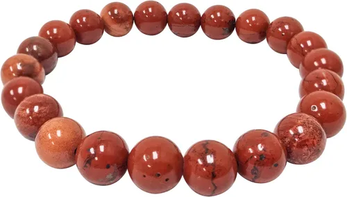 Miniatura 387 de Gem Avenue Handmade Round Bead Stretch Bracelet Unisex Natural Stone Beaded Jewelry for Men & Women, Elastic Wristband for Daily Wear