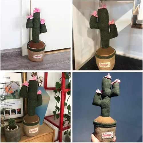 Miniatura 5 de Tope de puerta decorativo de animales de tela bonita, topes interiores con peso de cactus, tope de puerta de tela compacta, regalos para mamá, tapón