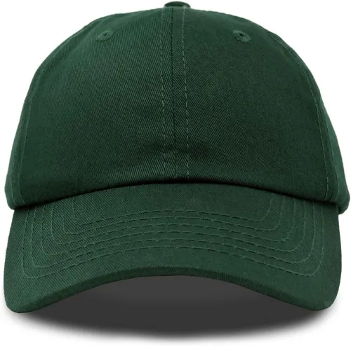 Miniatura 23 de DALIX Gorra de béisbol para papá, lisa, para hombre, mujer, algodón, ajustable, en blanco, sin estructurar, suave