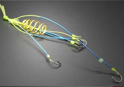 Miniatura 2 de Toasis Aparejo de pesca de carpa, anzuelos para trampa de cebo, paquete de 4 Agua