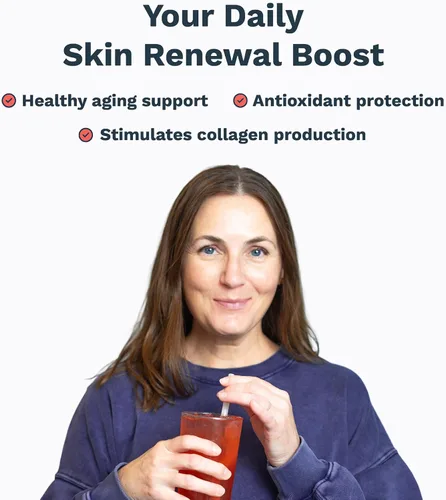 Miniatura 5 de Polvo de rejuvenecimiento de la piel – Suplemento de colágeno con resveratrol, hialuronato de sodio, CollaBZEn, vitaminas C y E – Apoya