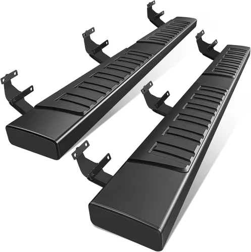 Miniatura 13 de PZ - Estribos de 6" para Ford F-150 SuperCrew Cab de 4 puertas modelos 2015-2026 y Ford F250 F350 Super Duty Crew Cab modelos 2017-2026, barras
