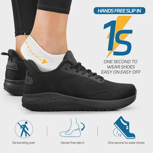 Miniatura 5 de Zapatos antideslizantes para hombre, para servicio de alimentos, antideslizantes, zapatos de trabajo para hombre, en restaurante, cocina, chef