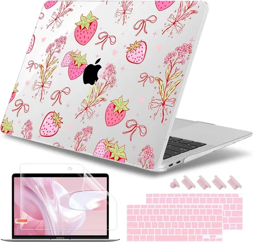 Miniatura 35 de May Chen Funda compatible con MacBook Air de 13 pulgadas 2022 2021, versión 2020-2018 Modelo: M1 A2337 A2179 A1932, carcasa rígida de plástico