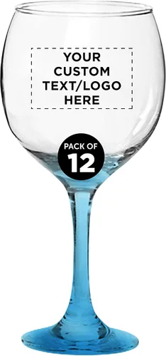 Miniatura 16 de Juego de copas de vino personalizadas para boda Premiere de 20.5 onzas, paquete a granel personalizado, cristalería de restaurante, perfectas