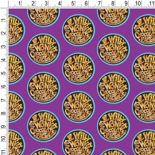 Miniatura 3 de GRAPHICS & MORE Willy Wonka and the Chocolate Factory - Rollos de papel de regalo con logotipo