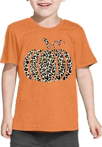 Miniatura 3 de Toddler Boys Girls Halloween Shirts Pumpkin T Shirt Kids Short Sleeve Cute Graphic Tee Tops