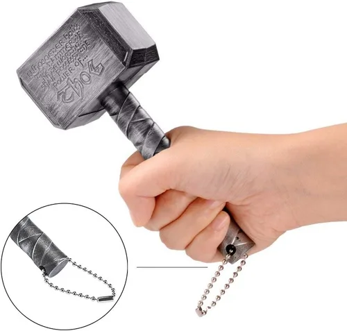 Miniatura 5 de Paquete de 2 abridores de cerveza magnéticos con forma de martillo y llavero de guante, abridor de botellas, regalos de cerveza para hombres