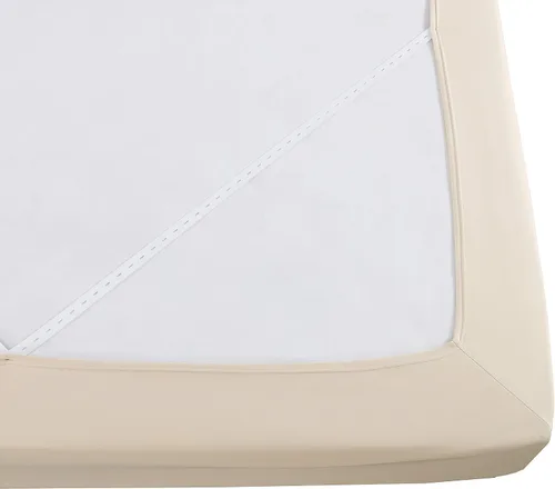 Miniatura 3 de Elegant Comfort Funda de somier, cómoda y elástica en 4 direcciones, alternativa de punto para falda de cama, ultrasuave, sin arrugas, individual