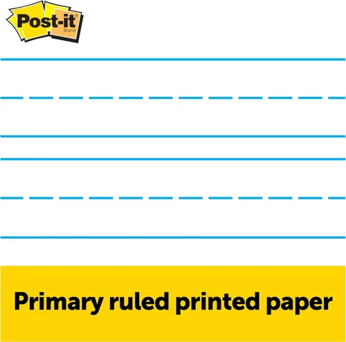 Miniatura 2 de Post-it® Almohadilla de caballete de mesa, blanco con líneas primarias, 20 x 23 pulgadas (MMM563PRL), 1 unidad